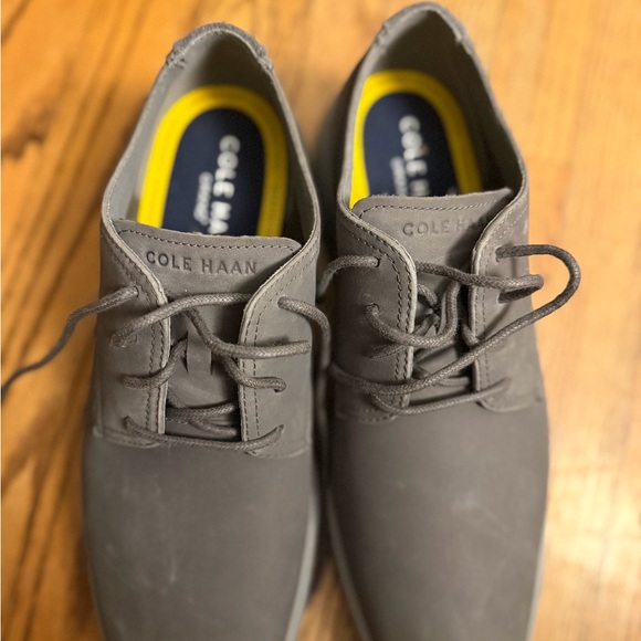 Cole Haan Men's Grand Gray Oxford Shoes size 11 NWOT - Picture 2 of 6